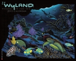 2013 WYLAND VISIONS OF THE SEA WALL CALENDAR