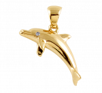 Wyland Dolphin Pendant - XS