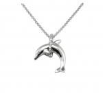 Wyland Dolphin Necklace - Med