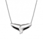 Wyland Whale Tail Necklace with Chain