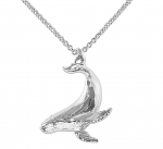 Wyland Humpback Whale Diving Necklace