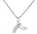 Wyland Stylized Whale's Tail Necklace