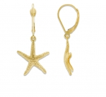 14K Starfish Earrings - Small