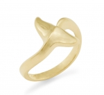14K Dolphin's Tail Ring - Small