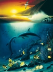 KISSING DOLPHINS
