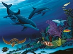 SEA OF COLOR AND LIFE (RIGHT PANEL)