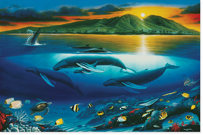 Wyland Store Maui Dawn Wyland art, Wyland paintings, Wyland