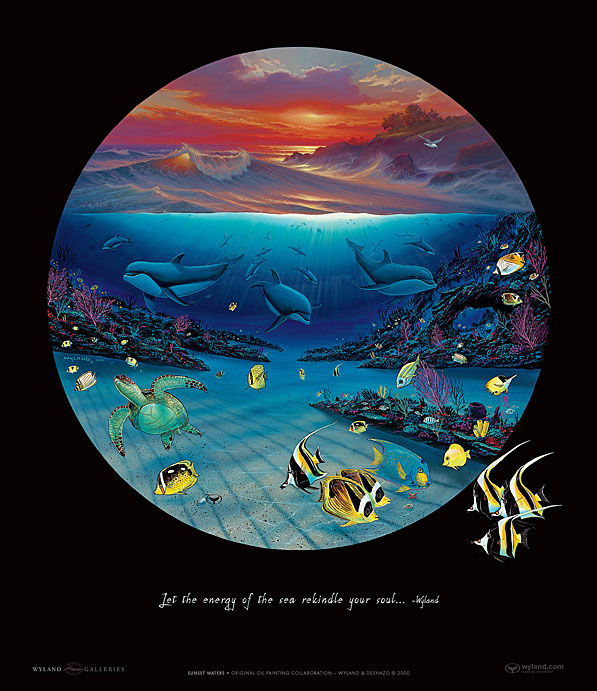 Wyland Store SUNSET WATERS